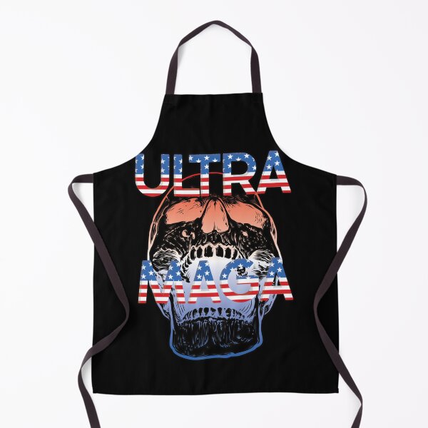 Item preview, ULTRA MAGA 3 Red White & Blue Skull-Republican Politics Essential T-Shirt designed and sold by MatthijsKuij.
