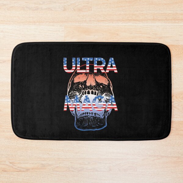 Item preview, ULTRA MAGA 3 Red White & Blue Skull-Republican Politics Essential T-Shirt designed and sold by MatthijsKuij.