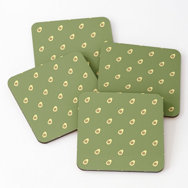 Item preview, Small avocado pattern 3 designed and sold by LemonCreamyyyy.