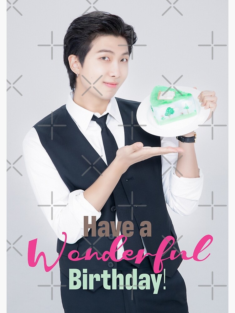 BTS greeting card - Happy Birthday RM Namjoon