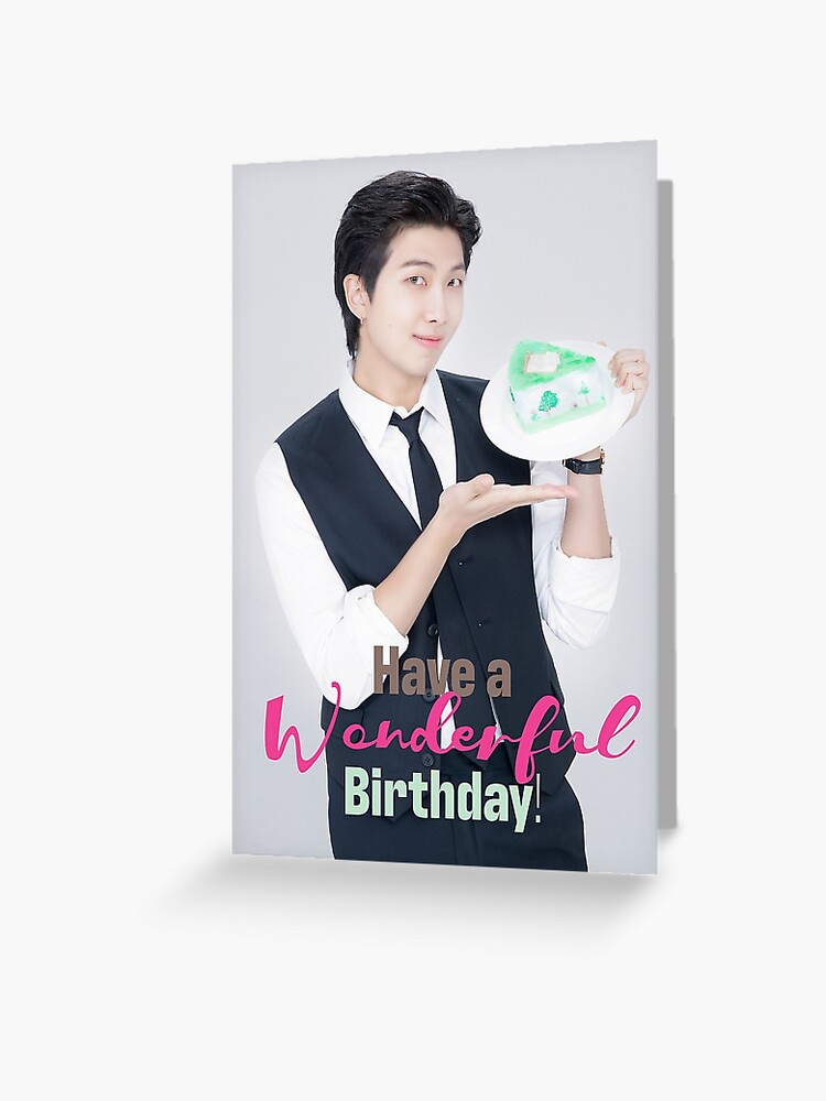 BTS greeting card - Happy Birthday RM Namjoon