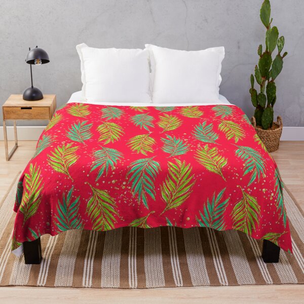 Item preview, Neon Tropical Leaves - Red designed and sold by Rainbows Galore.