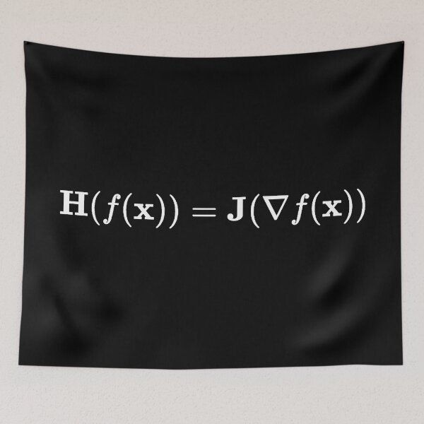 Item preview, Hessian matrix and Jacobian matrix relation, differential calculus and math designed and sold by NoetherSym.