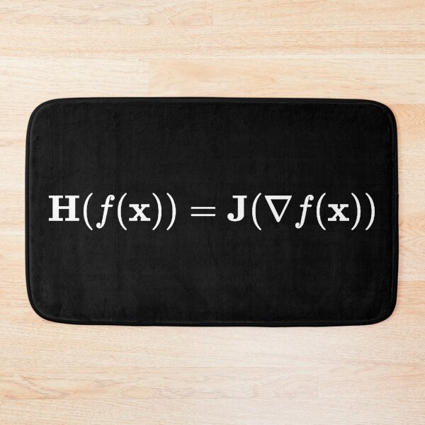 Item preview, Hessian matrix and Jacobian matrix relation, differential calculus and math designed and sold by NoetherSym.