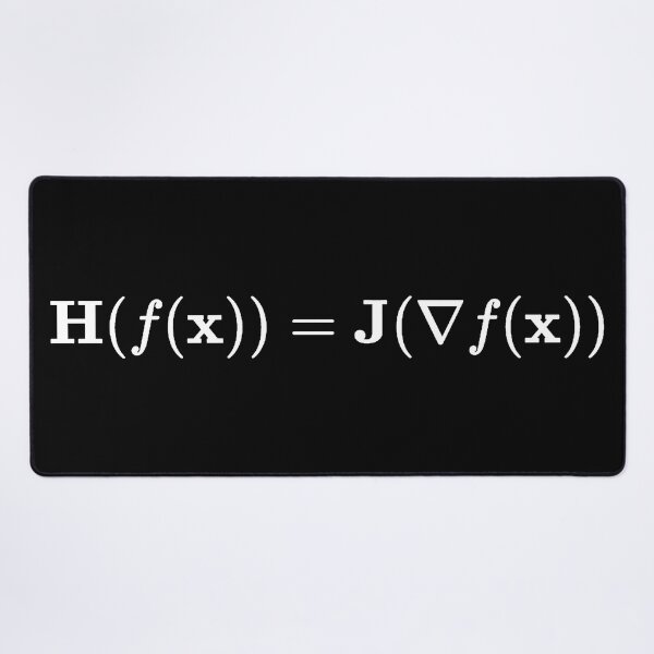 Item preview, Hessian matrix and Jacobian matrix relation, differential calculus and math designed and sold by NoetherSym.