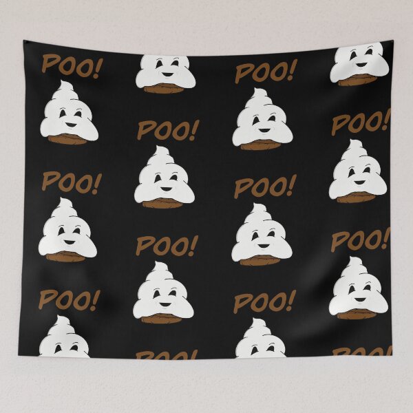 Item preview, Funny Ghost Halloween Poop Boo Poo Pun designed and sold by JonnyVsTees.