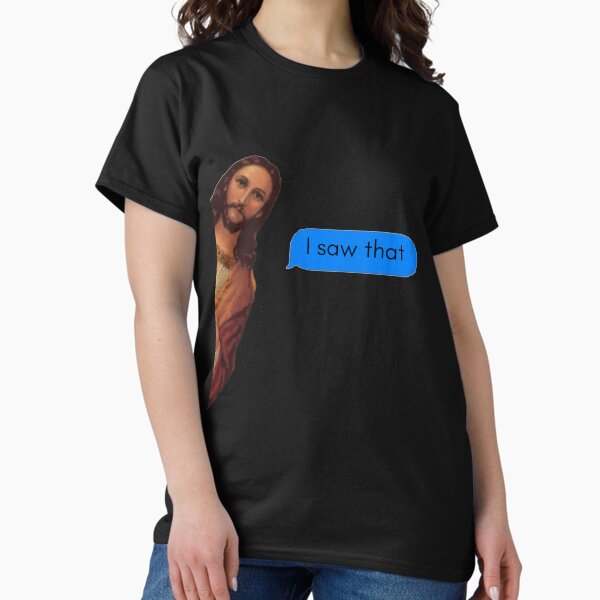 Aperçu de l'œuvre Jesus OMG Waffles mème drôle tiktok créée et vendue par MandMco.