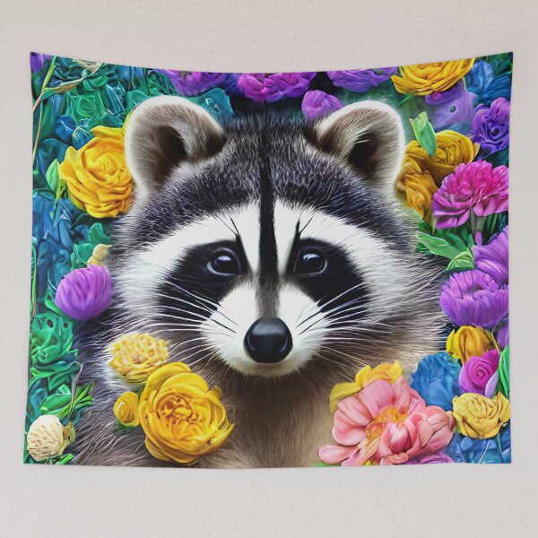 Item preview, Racoon Contemporary Modern Artwork designed and sold by davidelder.