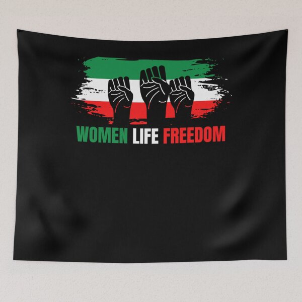 Item preview, Women Life Freedom, flag Essential T-Shirt designed and sold by FienNimwegen.