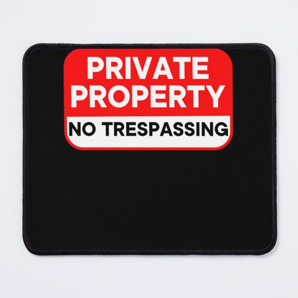 Item preview, Private Property No Trespassing Classic T-Shirt designed and sold by FienNimwegen.