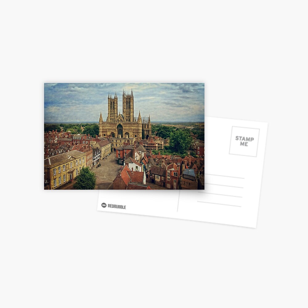 Lincoln Cathedral 180225-7" x 5" Postcard 