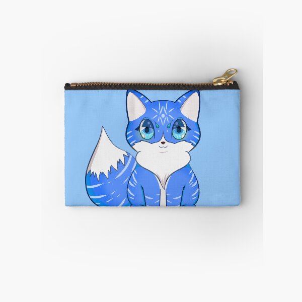 Item preview, Kawaii Blue Fox with Markings designed and sold by With Love, InspireMari.