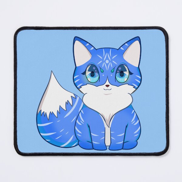 Item preview, Kawaii Blue Fox with Markings designed and sold by With Love, InspireMari.