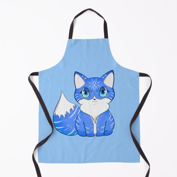 Item preview, Kawaii Blue Fox with Markings designed and sold by With Love, InspireMari.