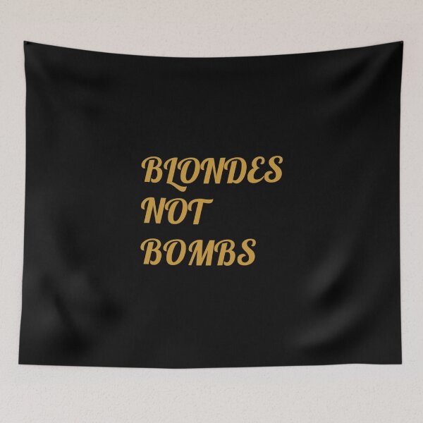 Item preview, Flight Of The Conchords Blondes Not Bombs Pullover Hoodie designed and sold by Mumbleshawkins.
