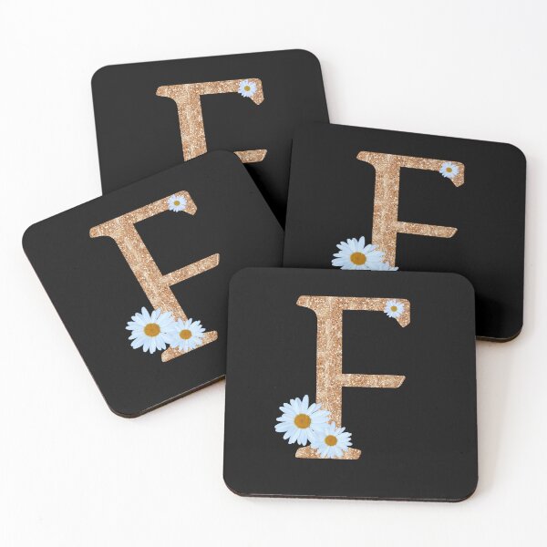 Item preview,  Floral Shine Letter F,  Educational Sticker, designed and sold by saimzgraphics.