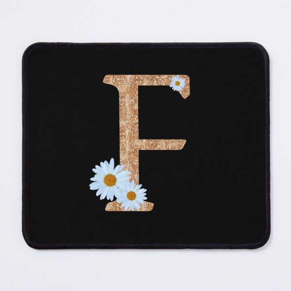 Item preview, Floral Shine Letter F, Educational Sticker, designed and sold by saimzgraphics.