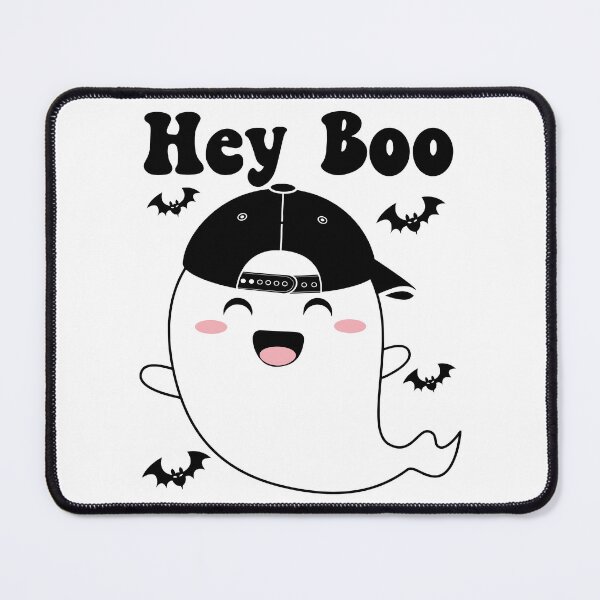 Item preview, Hey Boo Cute and Funny Halloween Ghost designed and sold by PearlMoonGrapes.