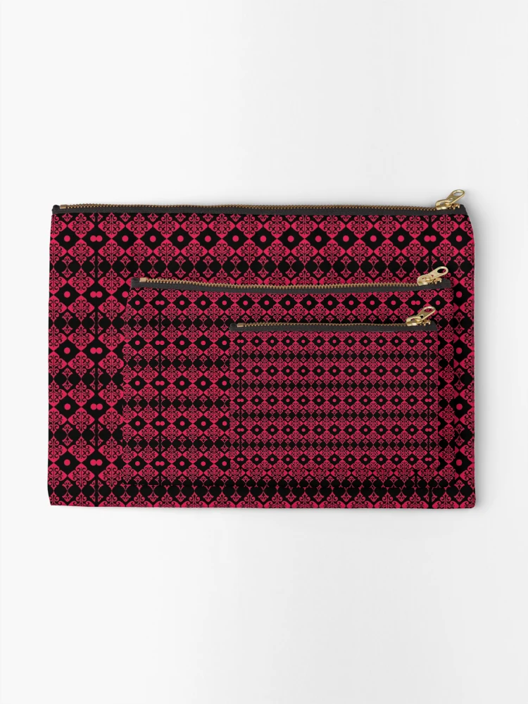 Thumbnail 2 of 4, Zipper Pouch, Repetitive Pattern designed and sold by Cartrect.
