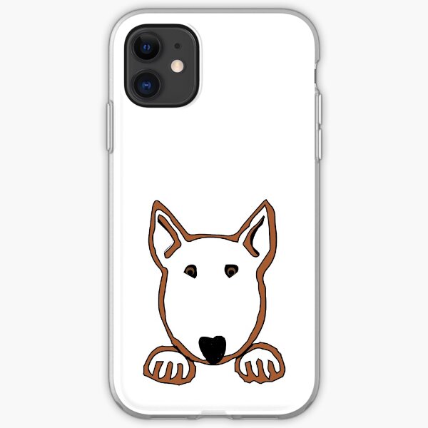 "Bully Paws" - Bull Terrier iPhone Flexible Hülle