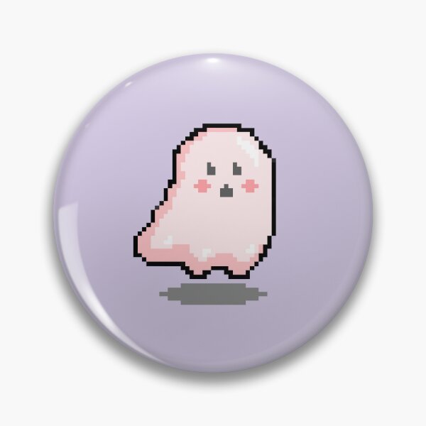 Item preview, Pixel Cute Ghost (Pink) designed and sold by pixel-chick.
