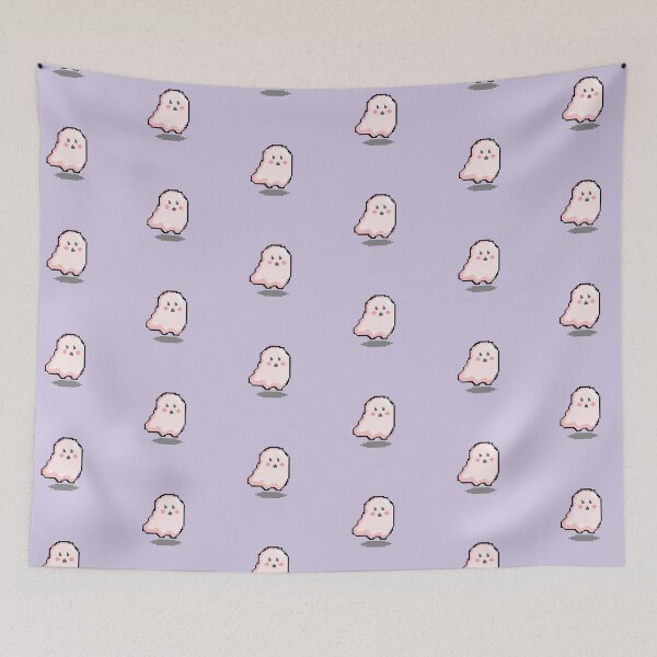 Item preview, Pixel Cute Ghost (Pink) designed and sold by pixel-chick.