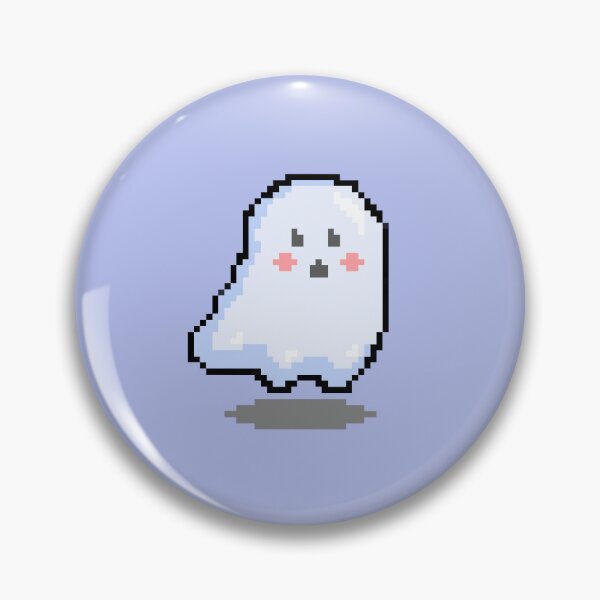 Item preview, Pixel Cute Ghost (Blue) designed and sold by pixel-chick.