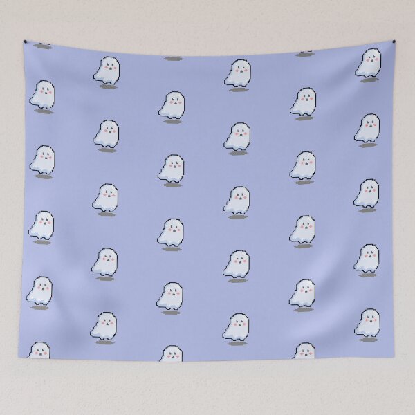 Item preview, Pixel Cute Ghost (Blue) designed and sold by pixel-chick.