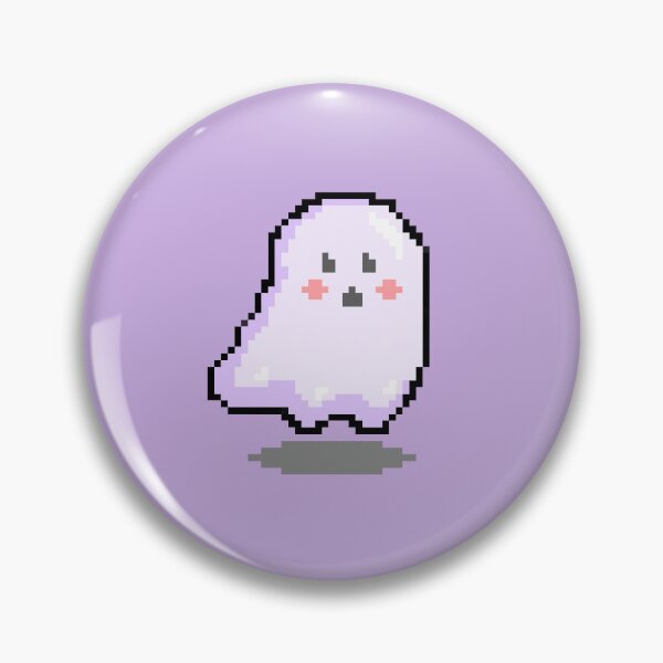 Item preview, Pixel Cute Ghost (Purple) designed and sold by pixel-chick.