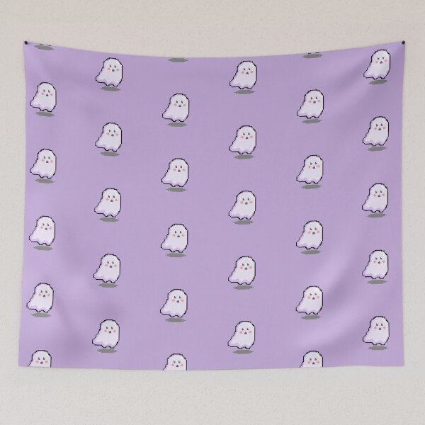 Item preview, Pixel Cute Ghost (Purple) designed and sold by pixel-chick.
