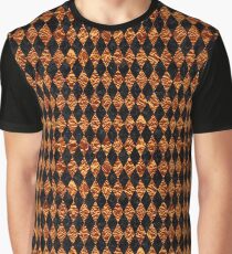 DIAMOND1 BLACK MARBLE & COPPER FOIL Graphic T-Shirt