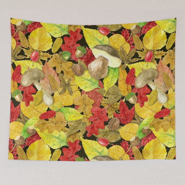 Item preview, Watercolor autumn pattern designed and sold by Katerina Mitkova Kirilova.