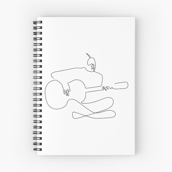 Item preview, Guitarist | One Line Drawing | One Line Art | Minimal | Minimalist designed and sold by One-Line-Artist.
