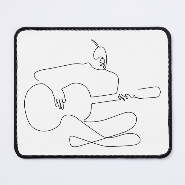 Item preview, Guitarist | One Line Drawing | One Line Art | Minimal | Minimalist designed and sold by One-Line-Artist.
