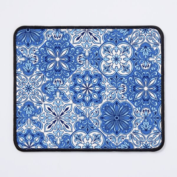 Item preview, Arabic Tiles Style Blue And White Art designed and sold by Yassin KM.