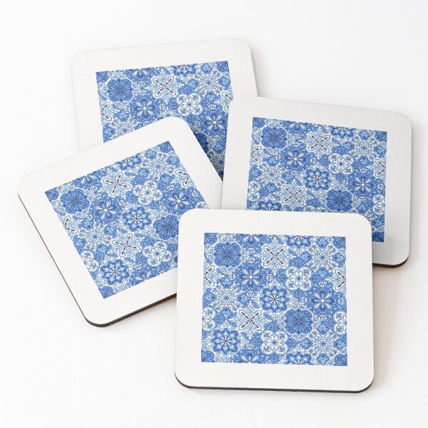 Item preview, Arabic Tiles Style Blue And White Art designed and sold by Yassin  KM.