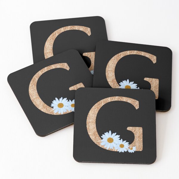 Item preview,  Floral Shine Letter G,  Educational Sticker, designed and sold by saimzgraphics.