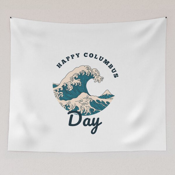 Item preview, Happy Columbus Day, Columbus Day Lovers, Sticker for Columbus Day, Gift for Columbus Day, Native American Sticker designed and sold by YouSsefHN05.