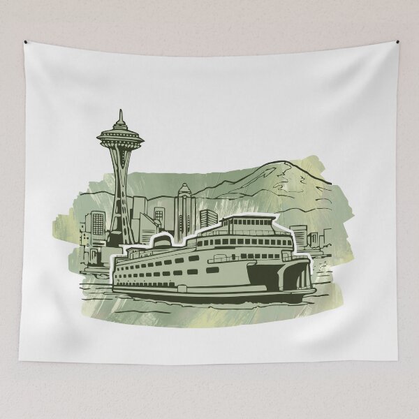 Item preview, SeattleWashington designed and sold by SpiderMonkey913.