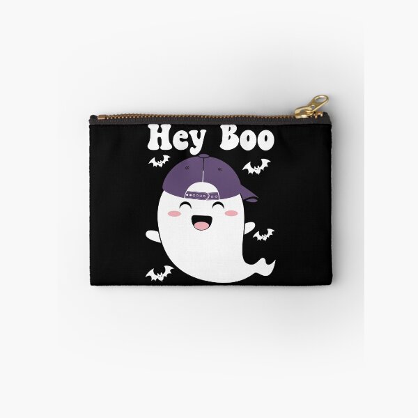 Item preview, Hey Boo Cute and Funny Halloween Ghost - Purple Cap designed and sold by PearlMoonGrapes.