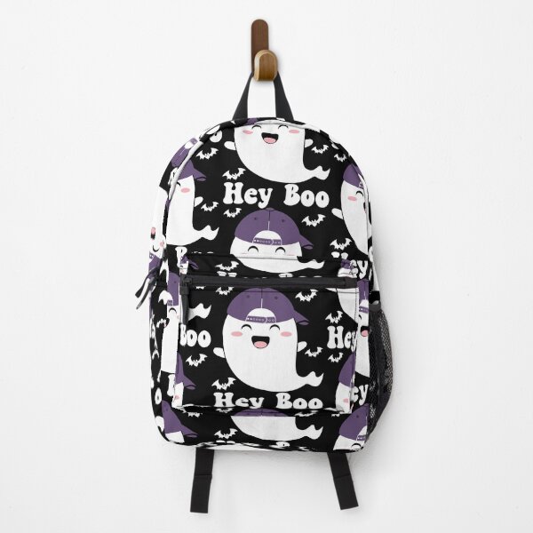 Item preview, Hey Boo Cute and Funny Halloween Ghost - Purple Cap designed and sold by PearlMoonGrapes.