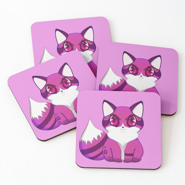 Item preview, Kawaii Purple Fox with Purple Markings designed and sold by With Love, InspireMari.