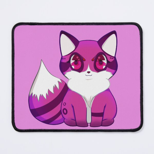 Item preview, Kawaii Purple Fox with Purple Markings designed and sold by With Love, InspireMari.