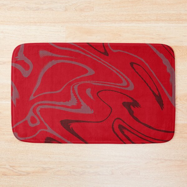 Item preview, Rich Black Red Gray Liquid Marble Abstract Pattern designed and sold by Tamas Das.