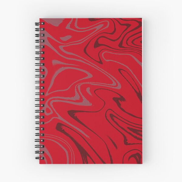 Item preview, Rich Black Red Gray Liquid Marble Abstract Pattern designed and sold by Tamas Das.