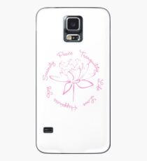 Serenity Tranquility Lotus (Pink) Case/Skin for Samsung Galaxy