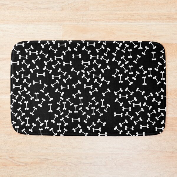 Item preview, dog bone black pattern designed and sold by March Rider.