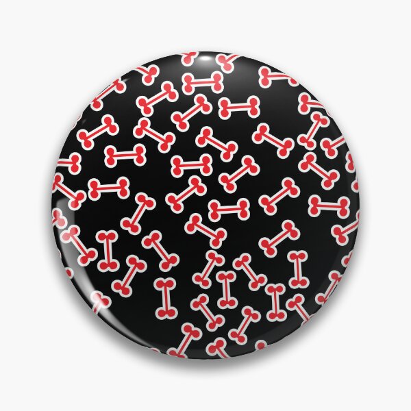 Item preview, dog bone red pattern designed and sold by March Rider.