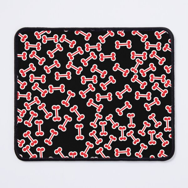 Item preview, dog bone red pattern designed and sold by March Rider.