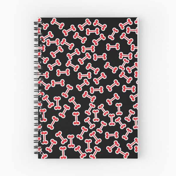 Item preview, dog bone red pattern designed and sold by March Rider.